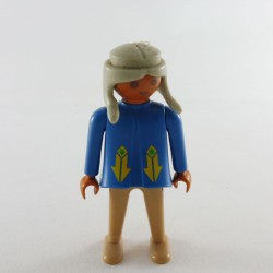 Playmobil 1351 Playmobil Vintage Indian Woman Blue and Brown