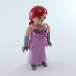 Playmobil 26925 Playmobil Woman Dress Pink Gloves Silver