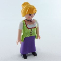 Playmobil 26926 Playmobil Green and White Violet Woman