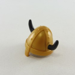 Playmobil 19353 Playmobil Helmet Viking Doré with Black Horns