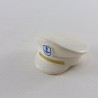 Playmobil 17018 Playmobil Chapeau Casquette de Capitaine Blanche avec Ancre