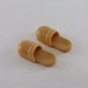 Playmobil 15557 Playmobil Pair of Vintage Light Brown Clogs