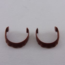 Playmobil 24503 Playmobil Lot of 2 Brown Curly Beards