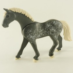Playmobil 7192 Playmobil 3rd Generation Gray and White Horse with White Mane