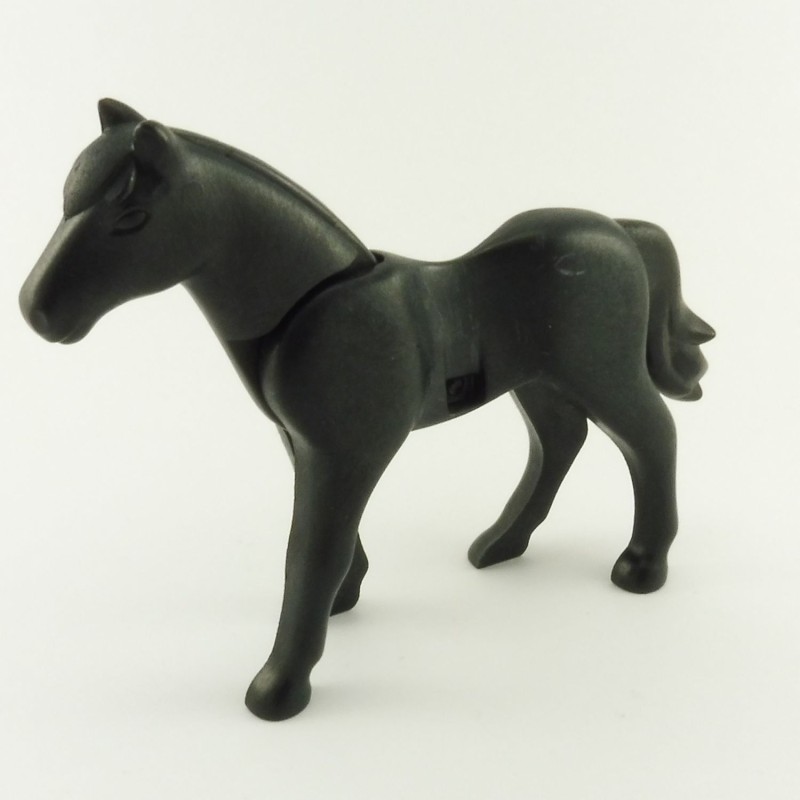 Playmobil 20039 Playmobil Horse 2nd Black Generation Black with Mane