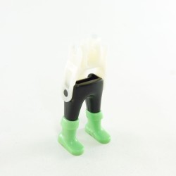 Playmobil 15056 Playmobil Pair of Black Legs Pale Green Boots