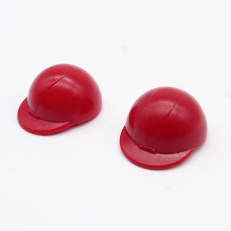 Playmobil 9422 Lot de 2 Chapeaux Bombes de Cavalier Rouges