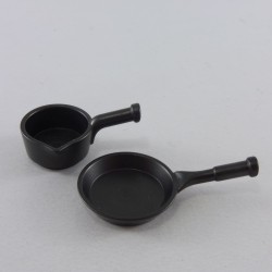 Playmobil 25337 Playmobil Dark Gray Pan and Saucepan