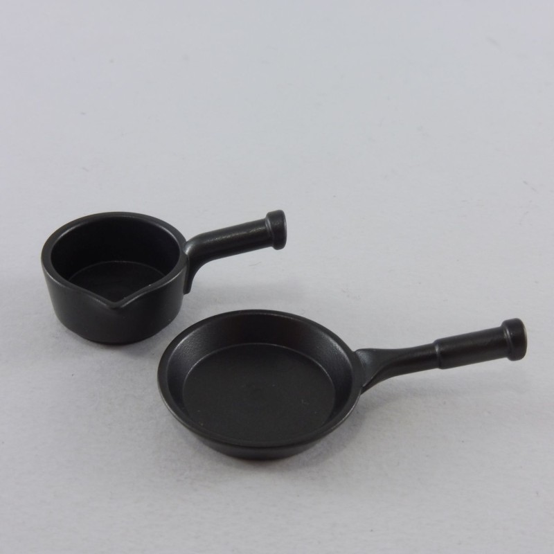 Playmobil 25337 Playmobil Dark Gray Pan and Saucepan
