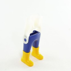 Playmobil 15038 Playmobil Pair Of Dark Blue Legs Yellow Boots