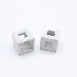 Playmobil 18710 Playmobil Set of 2 Finishing Cubes System X Gray White Zoo 3240