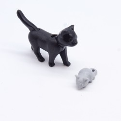 Playmobil 17699 Chat Noir avec Petite Souris Grise