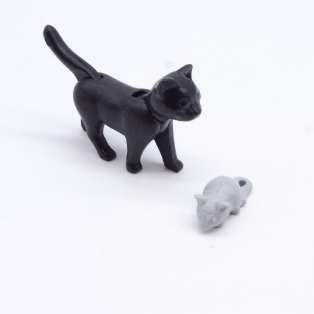 Playmobil 17699 Chat Noir avec Petite Souris Grise