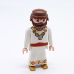 Playmobil 4021 Man White Red and Gold King Mage 4886