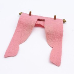 Playmobil 4319 Pink curtains with bar Maison 5300 a little dirty