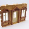 Playmobil Large Exterior Wall Facade Yellowing House Flowers Wallpaper 5300