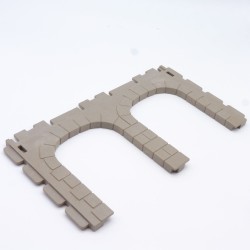Playmobil 9266 Large Wall Double Arch Gray Station 4300 3449