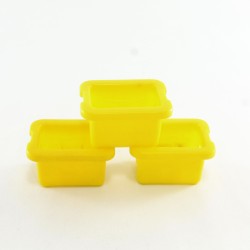 Playmobil 11417 Playmobil Batch of 3 Yellow Cases for Bottles
