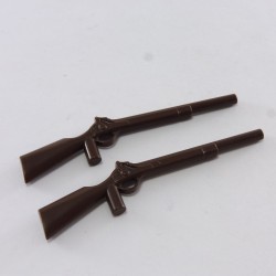 Playmobil 3009 Playmobil Lot of 2 Dark Brown Shotguns