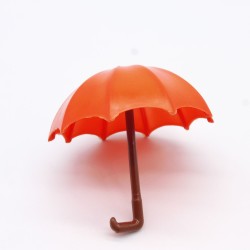 Playmobil 30639 Vintage Red Umbrella 3271 3322 3271 3402 3407 Brown Handle