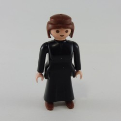 Playmobil 4232 Playmobil Woman with Black Dress Brown Shoes Dining Room 1900 5320