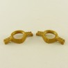 Playmobil 24031 Playmobil Lot of 2 Closed Golden Collars Officer