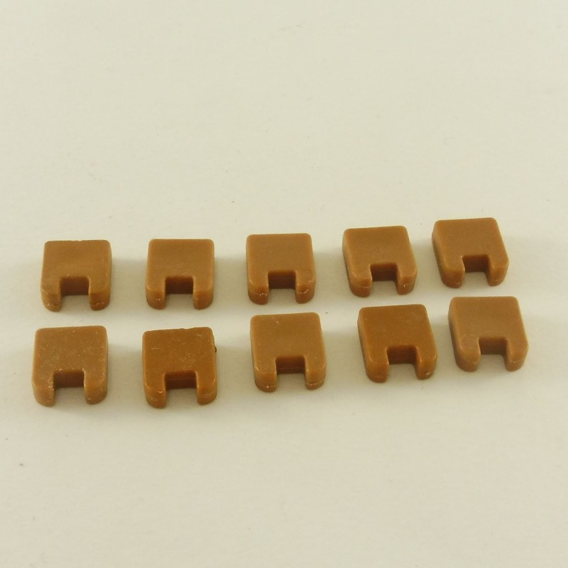 Playmobil 6955 Playmobil Finishing Cache Hole Steck Light Brown X10 pieces