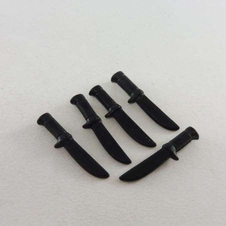 Playmobil 2299 Playmobil Set of 5 black knives