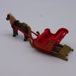 Playmobil Santa's sleigh with pony