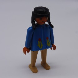 Playmobil 12371 Vintage Indian Woman Blue and Brown
