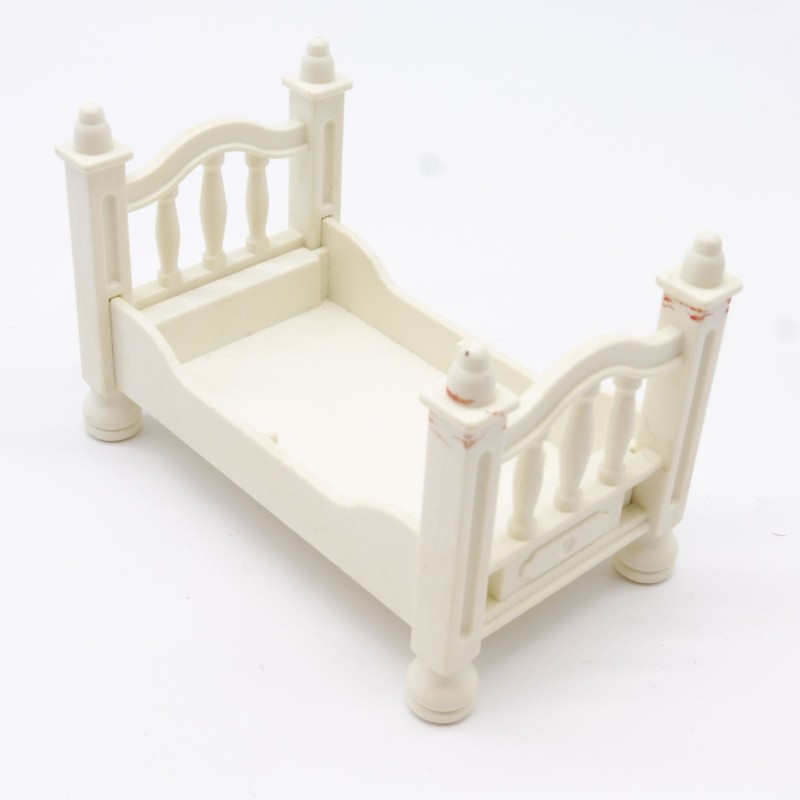 Playmobil 9591 White Children's Bed 4145 5763 Red Traces