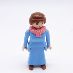 Playmobil 17556 Women's Light Blue Pink Collar 1900 5350