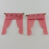 Playmobil 25129 Playmobil Set of 2 Pink Curtains with Corner Bars Home 1900 5300