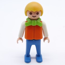 Playmobil 14822 Playmobil Child Boy Blue Orange White 1900 5322 5505 Green Bow