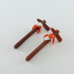 Playmobil 3558 Playmobil Pack of 2 Indian Tomahawks Vintage 3251 3406 3483