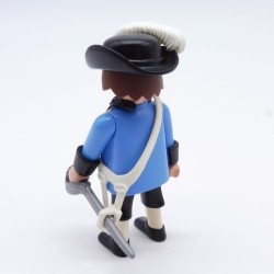 Playmobil Homme Officier Bleu