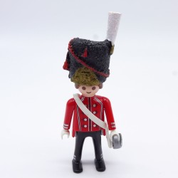 Playmobil 32559 Homme Officier Rouge avec Chapeau en Résine Customisé