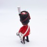 Playmobil Homme Officier Rouge avec Chapeau en Résine Customisé