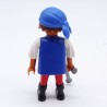 Playmobil Homme Pirate Bleu