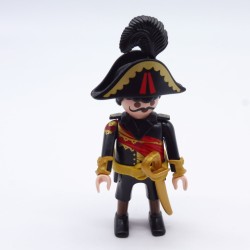 Playmobil 32599 Man Officer Black Golden Red