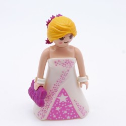 Playmobil 32621 Woman White and Pink Dress