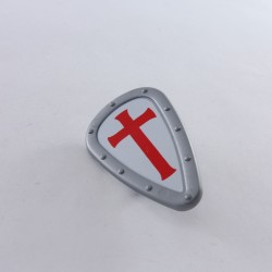 Playmobil 18209 Playmobil Gray and White Crusader Shield