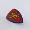 Playmobil 20609 Playmobil Shield Blue and Red Lion Yellow