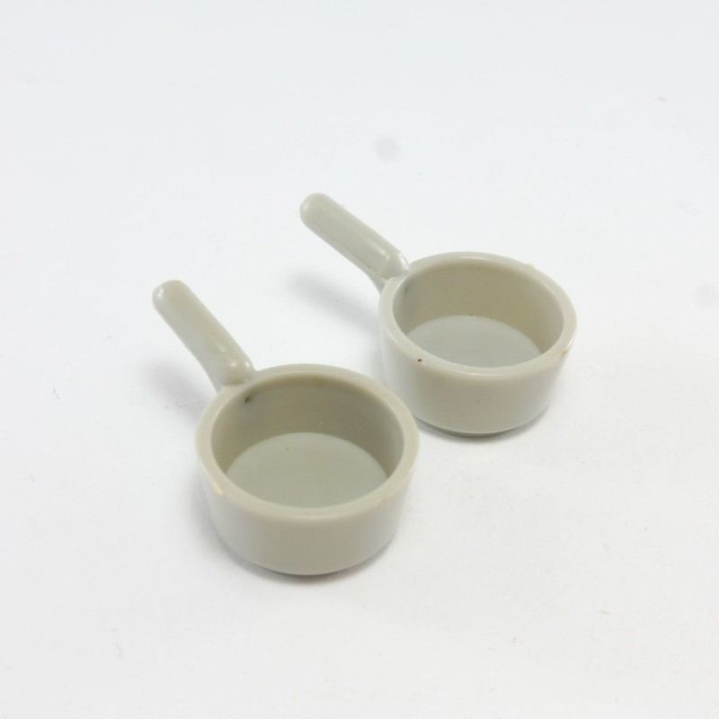 Playmobil 30410 Playmobil Set of 2 Vintage Gray Pans