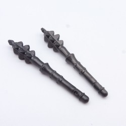 Playmobil 11241 Set of 2 Dark Gray Maces