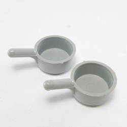 Playmobil 30409 Playmobil Set of 2 Vintage Gray Pans