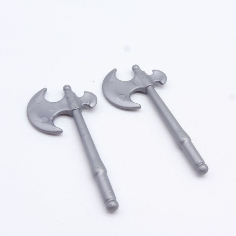 Playmobil 5007 Set of 2 Gray Axes