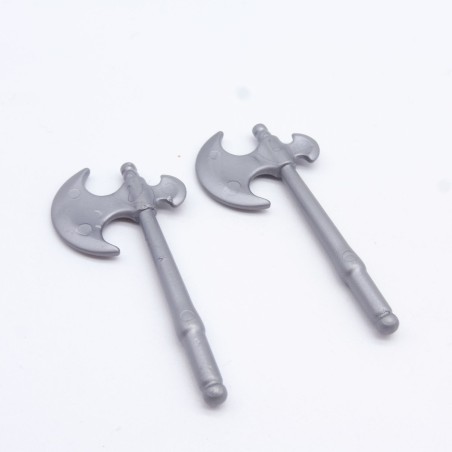 Playmobil 5007 Set of 2 Gray Axes