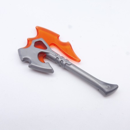 Playmobil 7776 Big Gray and Orange Barbarian Ax