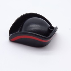 Playmobil 4983 Black Tricorn Hat Red Stripe